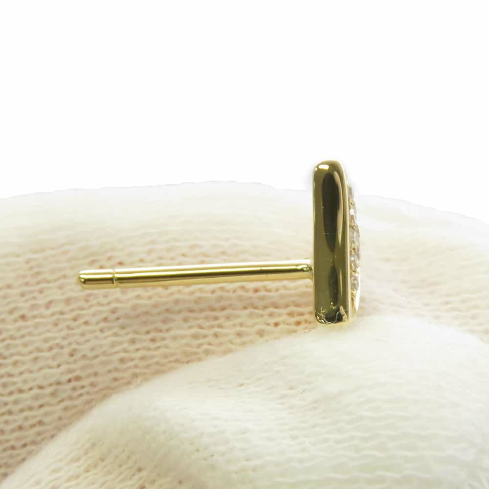 ビジュードエム ピアス キューピット ダイヤモンド 計0.16ct K18YGイエローゴールド Bijou de M ジュエリー 片耳用