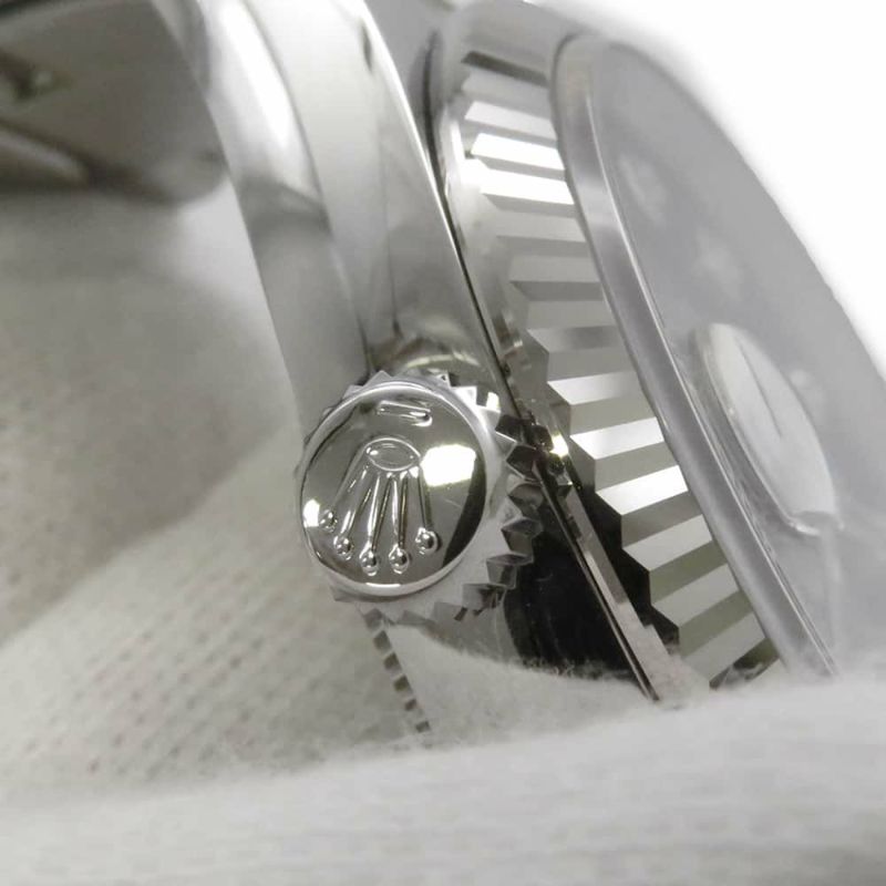 ロレックス デイトジャスト36 10Pダイヤモンド ランダムシリアル ルーレット 126234G ブライトブルー文字盤