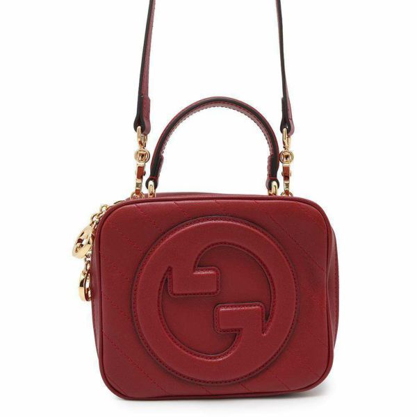 グッチ ハンドバッグ ブロンディ トップハンドル レザー 744434 GUCCI バッグ 2wayショルダーバッグ