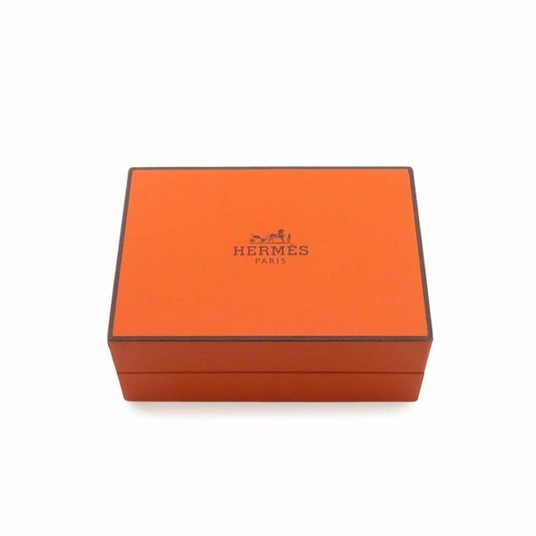 エルメス ピアス ポップアッシュ ホワイト/ピンクゴールド金具 Hモチーフ HERMES Pop H ポップH