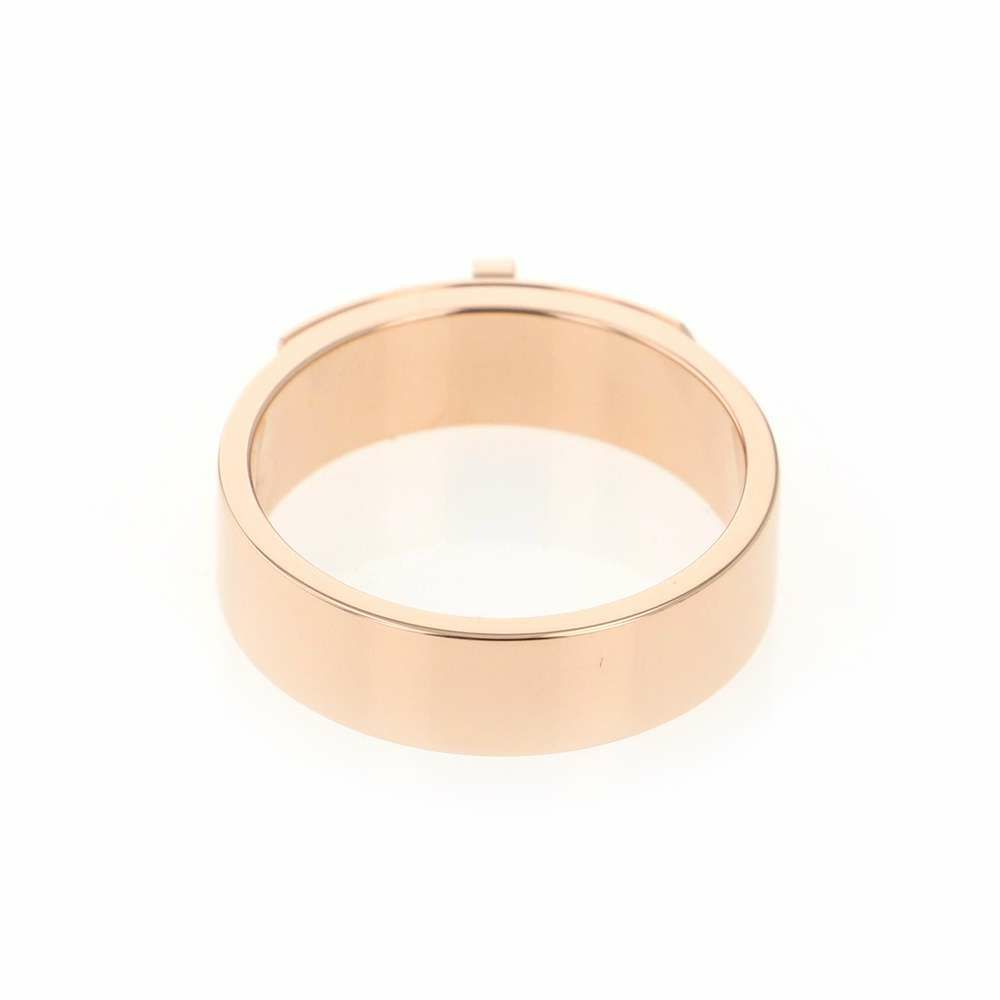 エルメス リング ケリーPM ダイヤモンド 4P 計0.02ct K18PGピンクゴールド リングサイズ50 HERMES ジュエリー 指輪