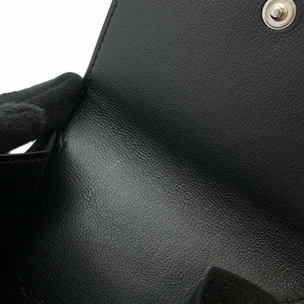 バレンシアガ 三つ折り財布 パンチングロゴ コンパクトウォレット レザー 594312 BALENCIAGA 財布 黒