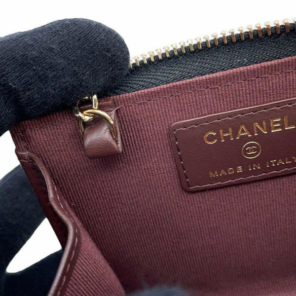 シャネル コインケース マトラッセ ココマーク キャビアスキン キーリング AP0221 CHANEL 財布 カードケース ミニ財布 黒