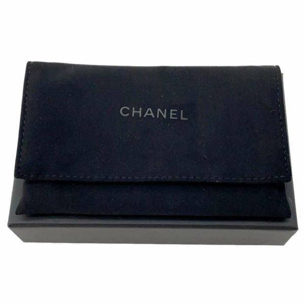 シャネル コインケース マトラッセ ココマーク キャビアスキン キーリング AP0221 CHANEL 財布 カードケース ミニ財布 黒