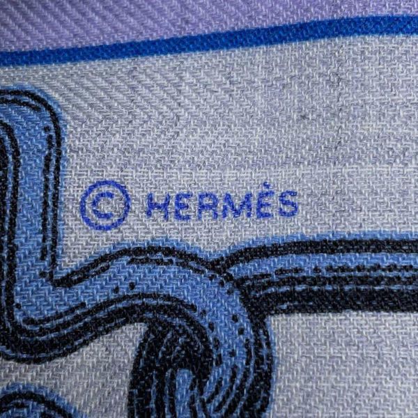 エルメス ストール カレ140 カレジェアン カレイドスコープ・エフェクト HERMES カシミヤ シルク 2024秋冬