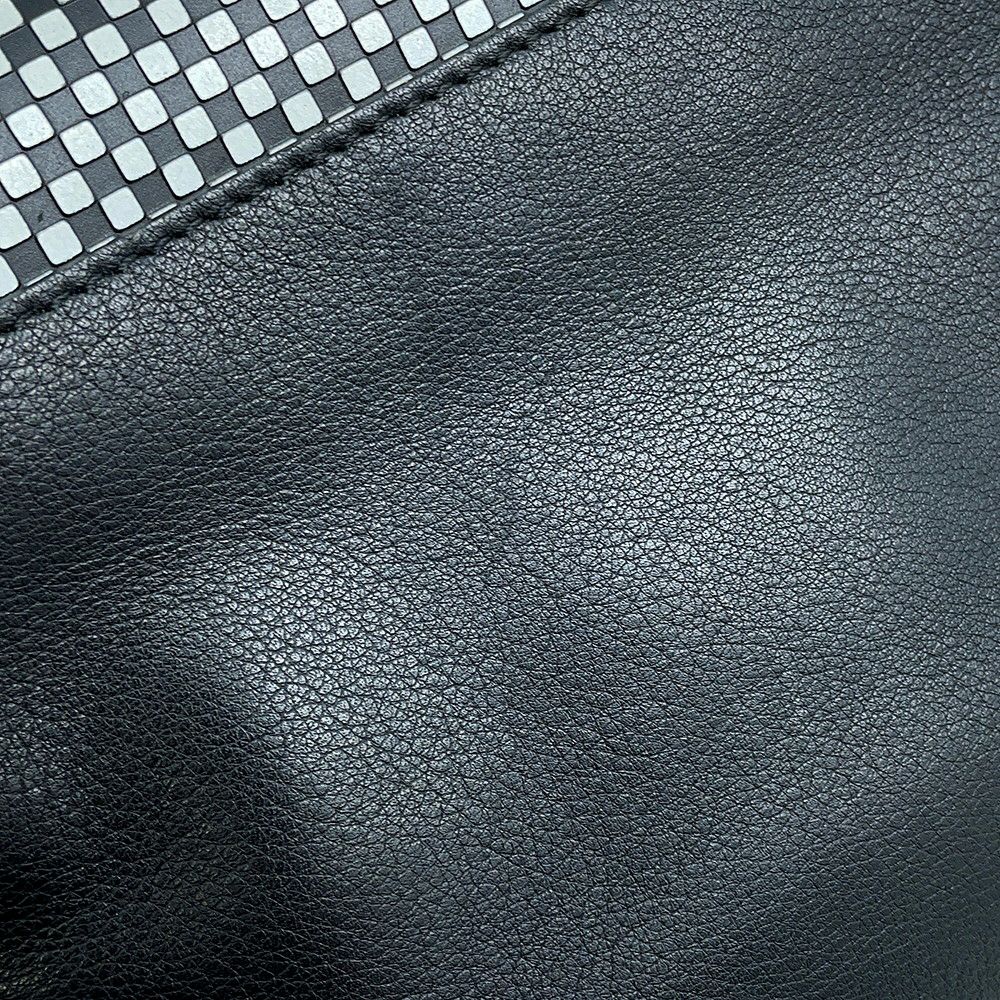 フェンディ ショルダーバッグ チェック スタッズ レザー ファー FENDI バッグ