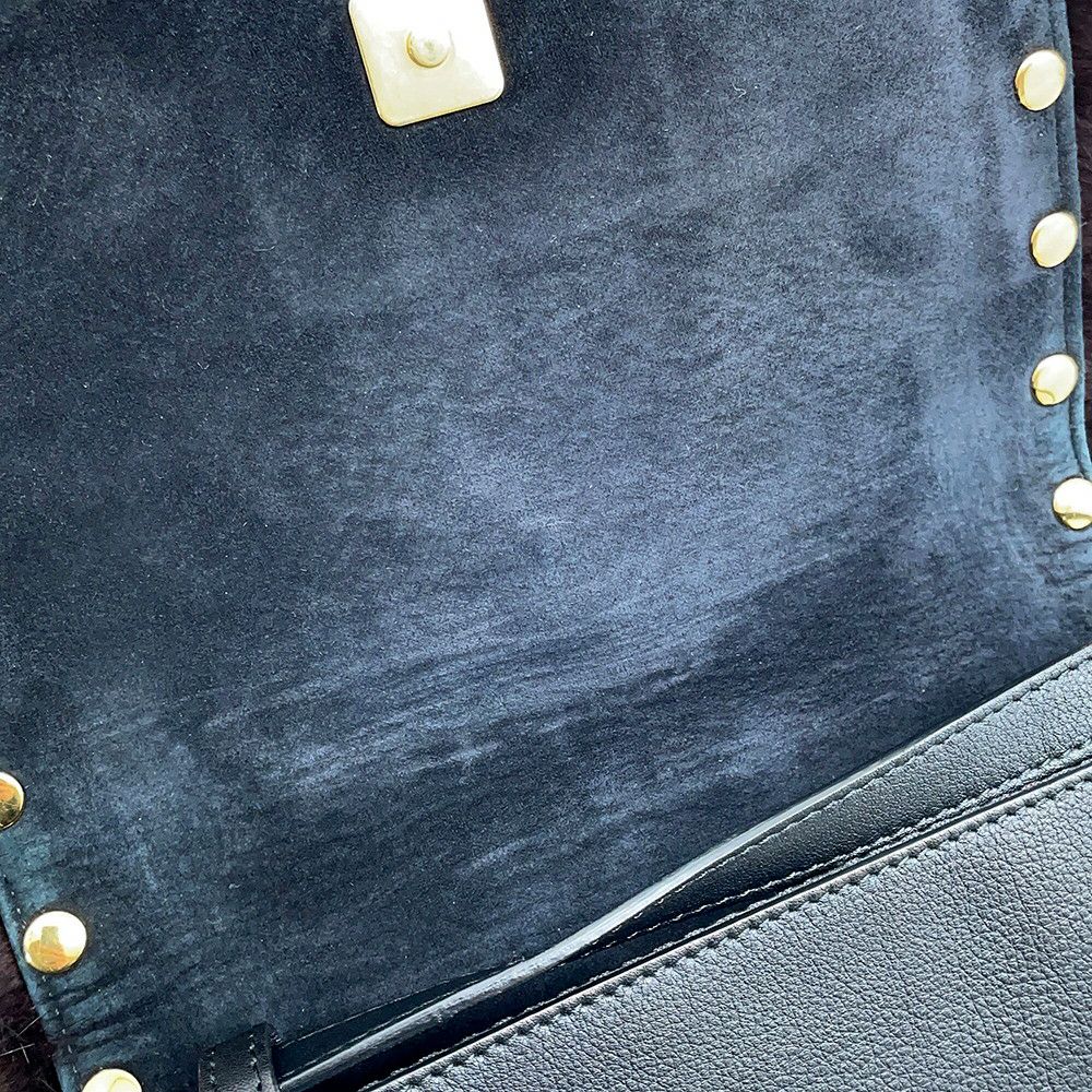 フェンディ ショルダーバッグ チェック スタッズ レザー ファー FENDI バッグ