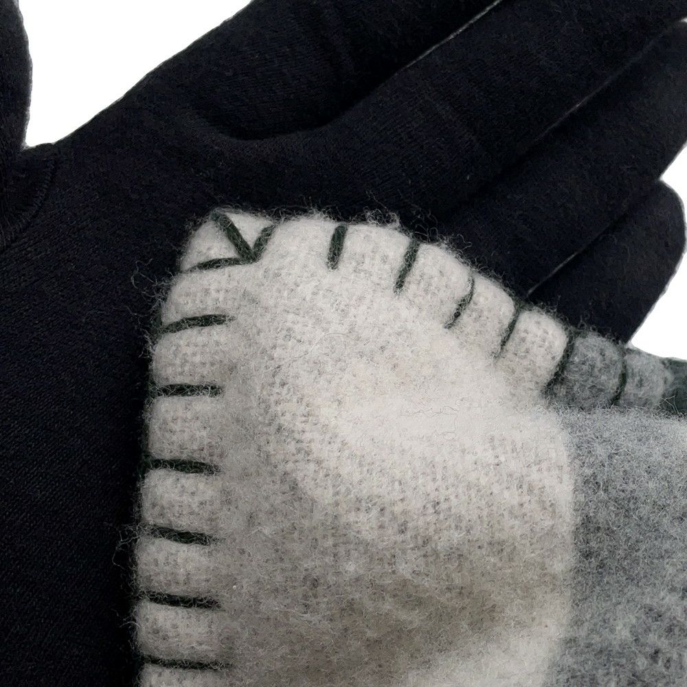 エルメス クッション タッタソール ウール カシミヤ HERMES インテリア