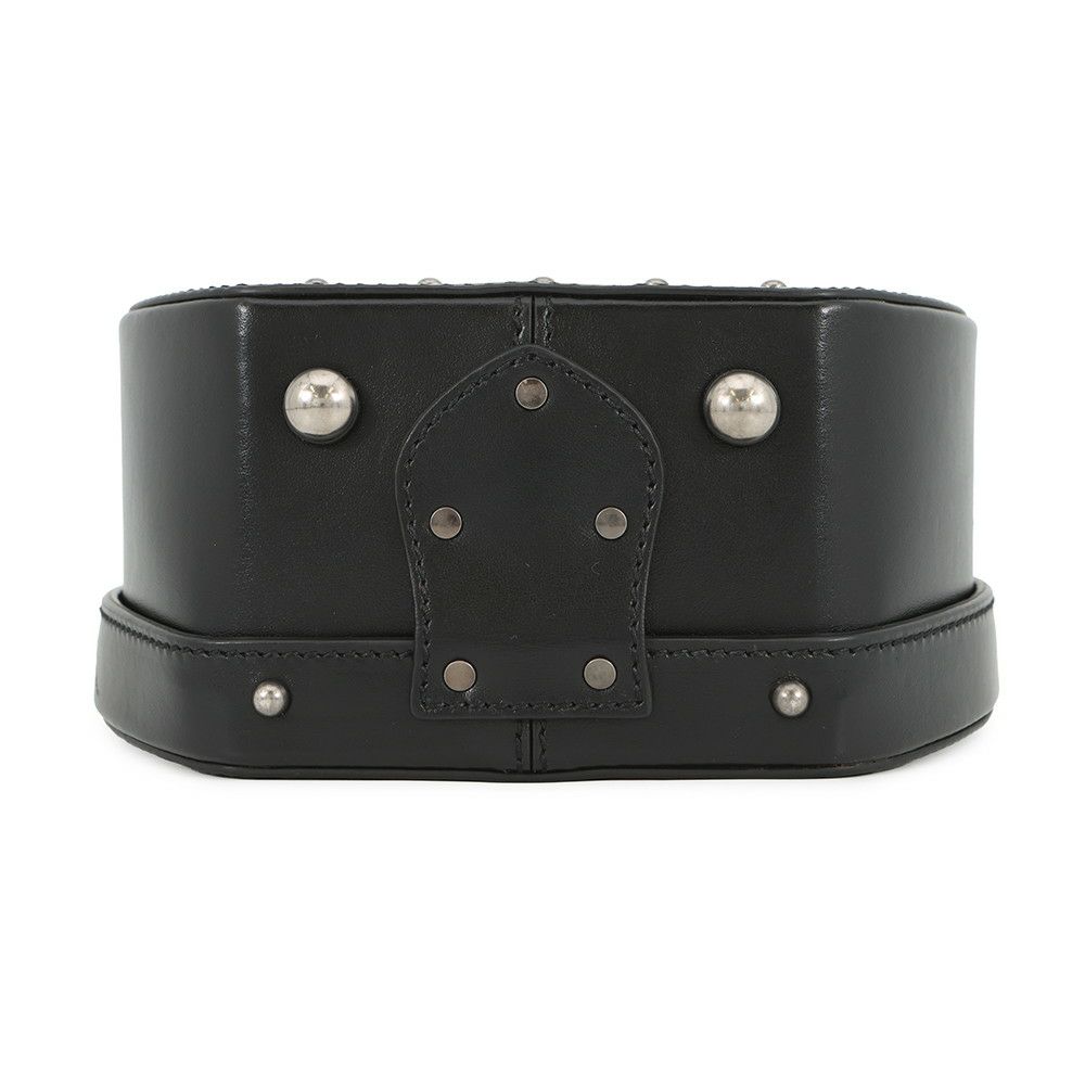 サンローランパリ ハンドバッグ ミカボックス スタッズ レザー 544378 SAINT LAURENT PARIS 2way 黒