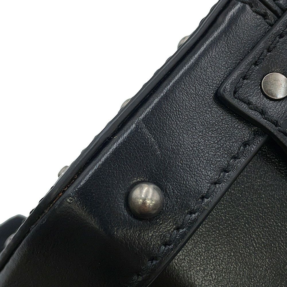 サンローランパリ ハンドバッグ ミカボックス スタッズ レザー 544378 SAINT LAURENT PARIS 2way 黒