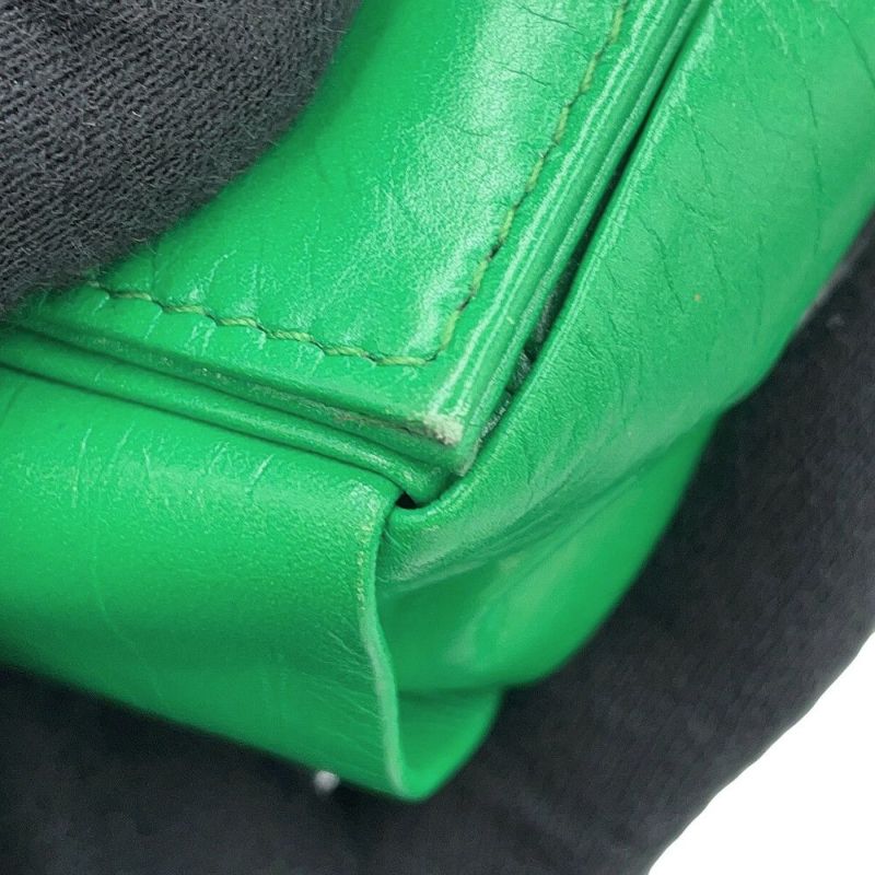 ボッテガヴェネタ ショルダーバッグ キャンディ カセット カーフレザー 667048 BOTTEGA VENETA グリーン