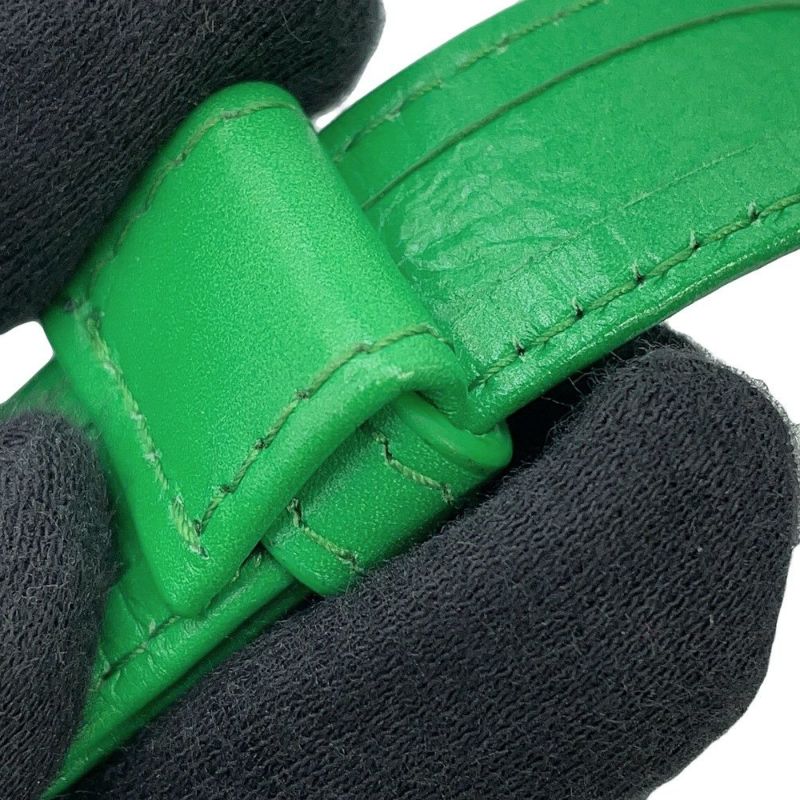 ボッテガヴェネタ ショルダーバッグ キャンディ カセット カーフレザー 667048 BOTTEGA VENETA グリーン