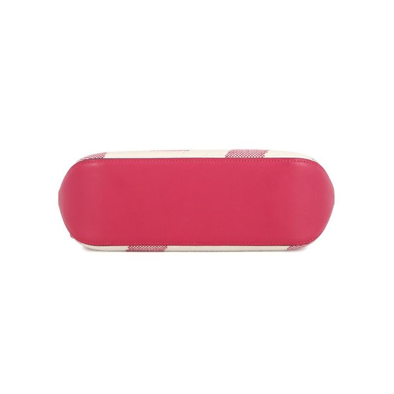 エルメス トートバッグ H・アン・ビエPM フランボワーズ トワルアッシュ/スイフト Z刻印 ２wayショルダー