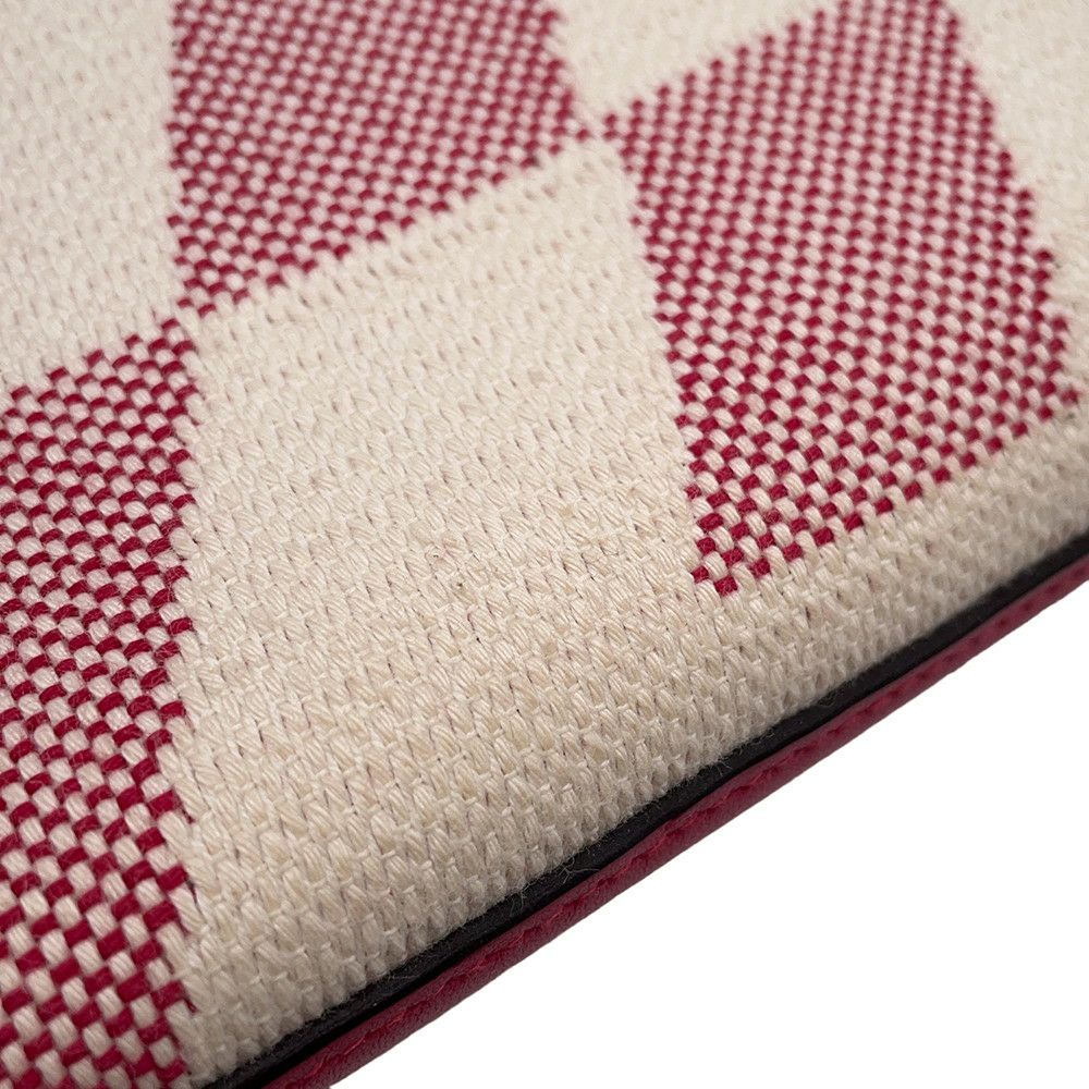 エルメス トートバッグ H・アン・ビエPM フランボワーズ トワルアッシュ/スイフト Z刻印 ２wayショルダー