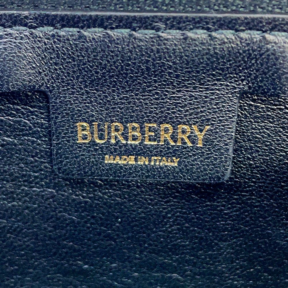 バーバリー ショルダーバッグ シールド スリング ミニ 鈴チャーム付き レザー 8077580 BURBERRY 黒 ワンショルダー