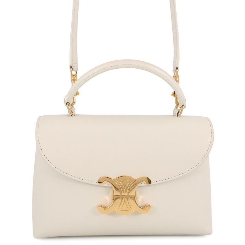 セリーヌ ハンドバッグ ティーン ニノ スムースサテンドカーフレザー 118113GG2.01RC CELINE 2wayショルダーバッグ