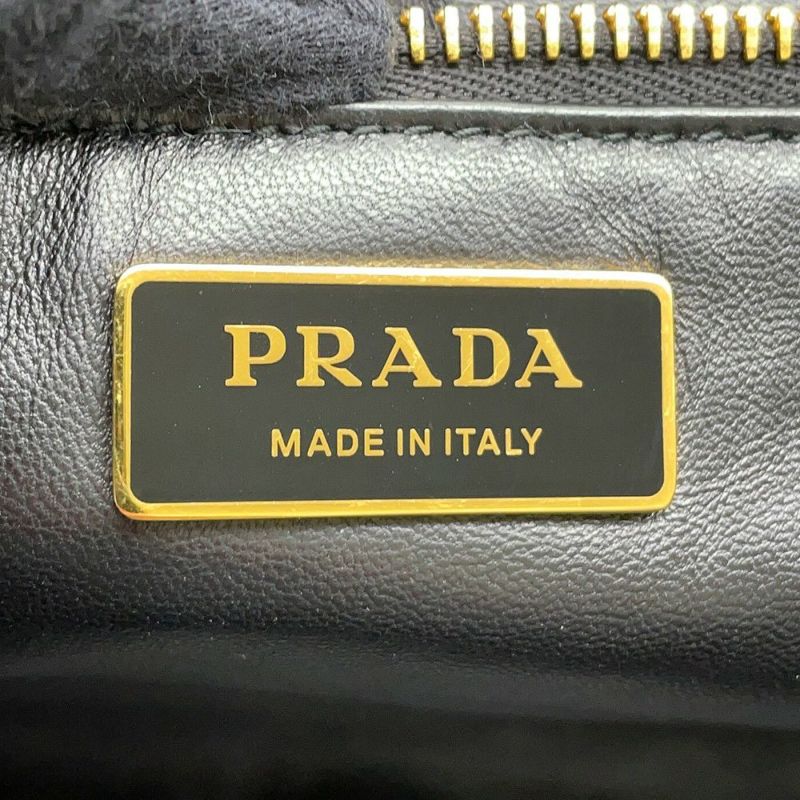 プラダ ショルダーバッグ ソフトサウンド チャーム ラージ レザー 1BD379 PRADA バッグ 黒