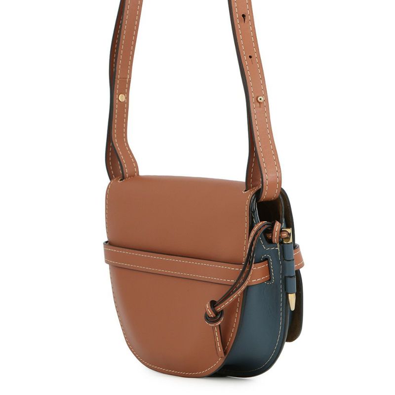 ロエベ ショルダーバッグ ゲートバッグ スモール レザー ラフィア 321.54.T20 LOEWE バッグ