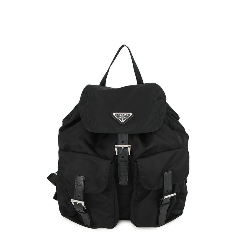 プラダ リュック  バックパック ミディアム Re-Nylon ナイロン 1BZ811 PRADA リュックサック 黒