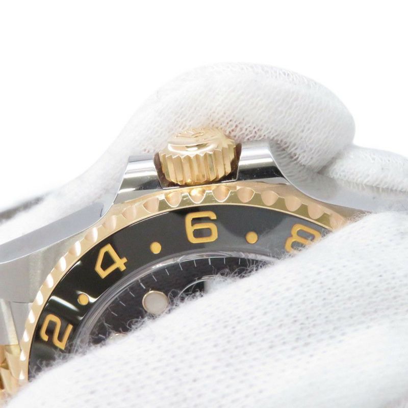 ロレックス GMTマスター2 126713GRNR ランダムシリアル ルーレット SS/K18YGイエローゴールド 黒文字盤