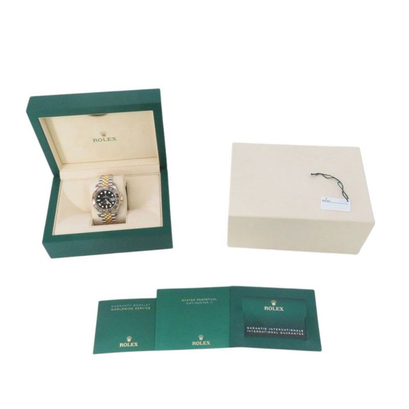 ロレックス GMTマスター2 126713GRNR ランダムシリアル ルーレット SS/K18YGイエローゴールド 黒文字盤