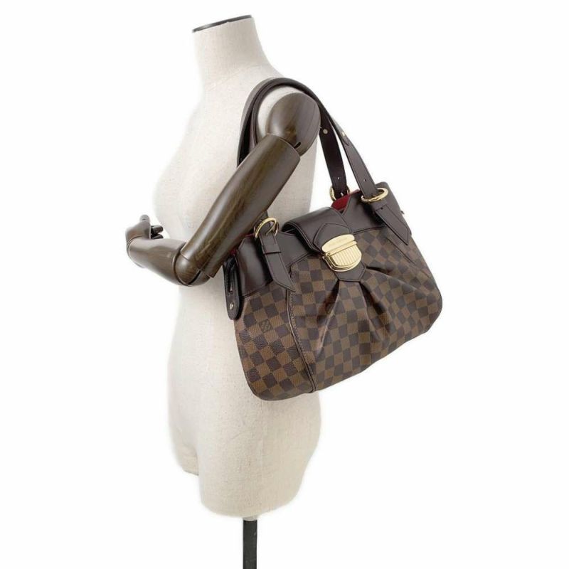 ルイヴィトン ハンドバッグ ダミエ・エベヌ システィナPM N41542 LOUIS VUITTON