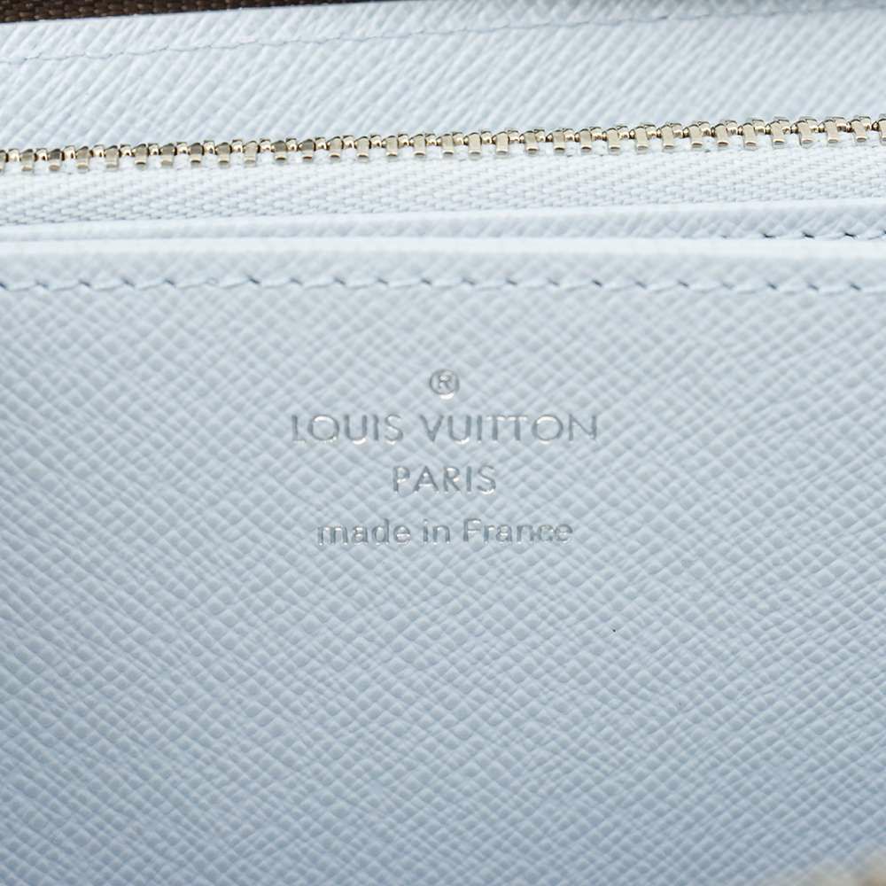 ルイヴィトン 長財布 モノグラム ジッピー・ウォレット M11776 LOUIS VUITTON ウォッシュド・ブルー