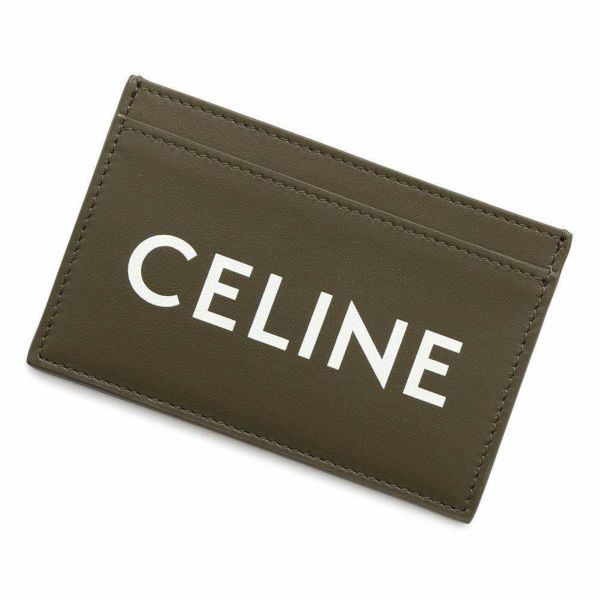 セリーヌ カードケース CELINEロゴ カーフレザー 10B703DMF CELINE パスケース