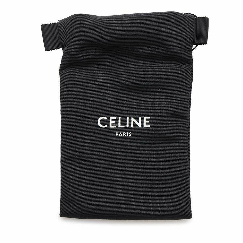 セリーヌ カードケース CELINEロゴ カーフレザー 10B703DMF CELINE パスケース