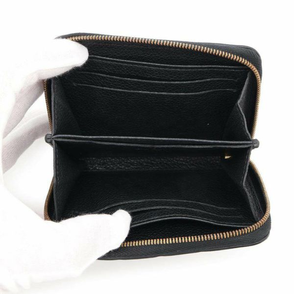 ルイヴィトン コインケース モノグラム・アンプラント ジッピー・コインパース M60574 小銭入れ 黒 ブラック ラウンドファスナー