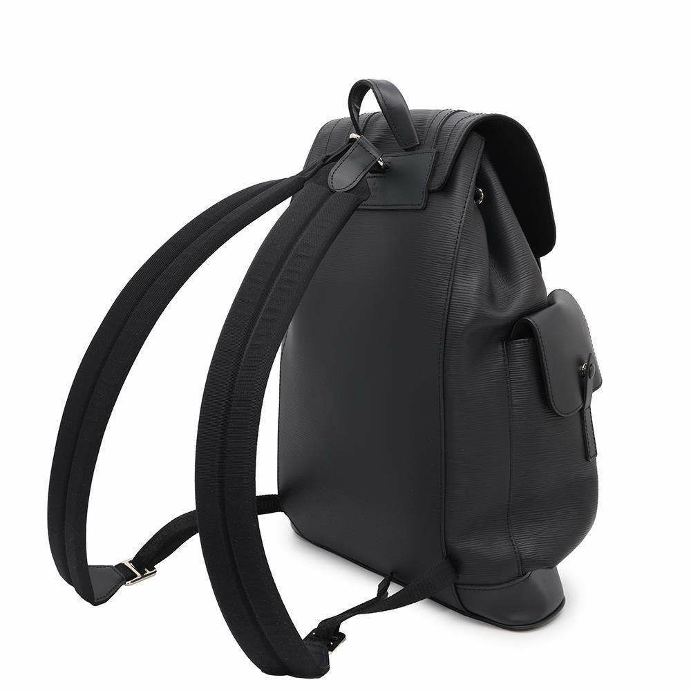 ルイヴィトン リュックサック エピ シュプリーム クリストファーPM M53413 LOUIS VUITTON Supreme 黒 ブラック