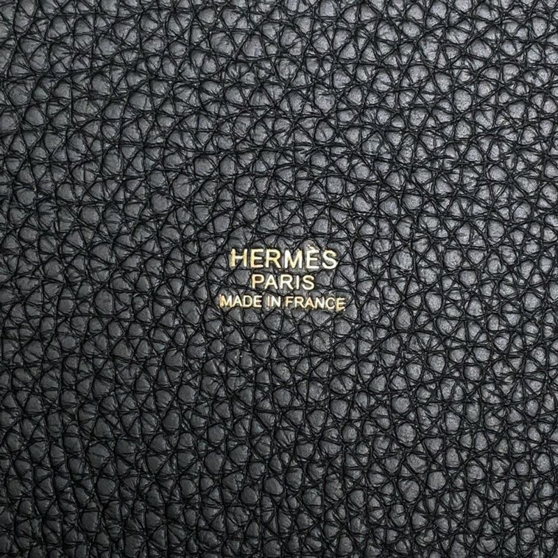 エルメス ハンドバッグ ピコタンロックPM ブラック/ゴールド金具 トリヨンクレマンス K刻印 黒