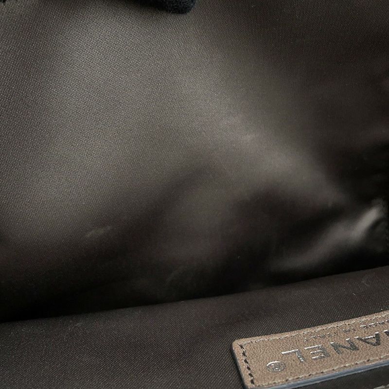 シャネル チェーントートバッグ ポートベロー ココマーク マトラッセ ヴィンテージレザー/ストロー A46153 CHANEL 黒