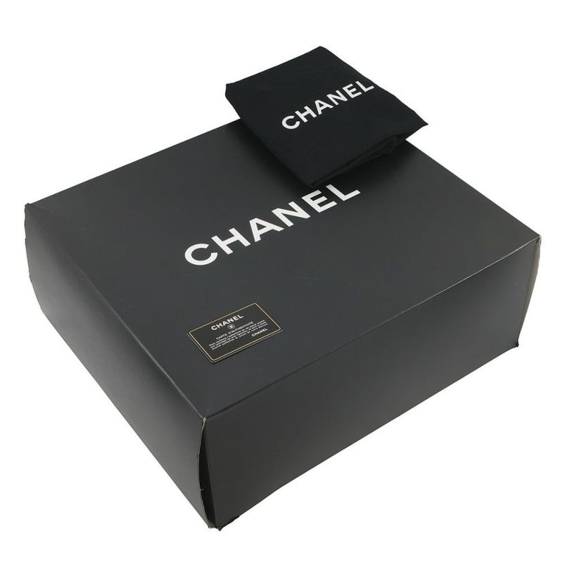 シャネル チェーントートバッグ ポートベロー ココマーク マトラッセ ヴィンテージレザー/ストロー A46153 CHANEL 黒