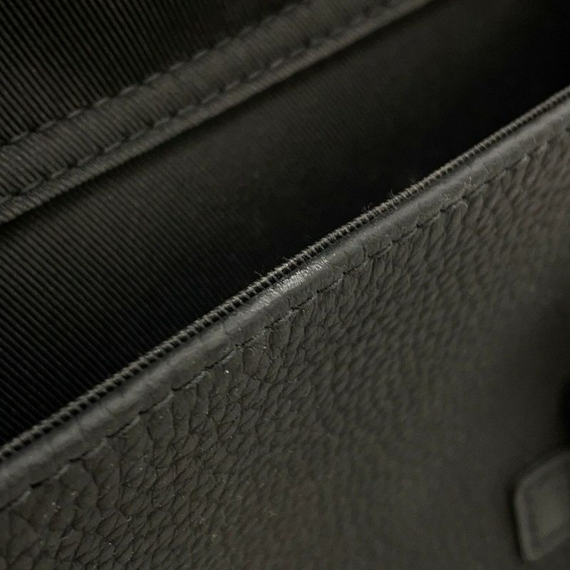 ルイヴィトン リュック トリヨンレザー クリストファー・スリムバックパック M58644 LOUIS VUITTON ヴィトン バッグ 黒 ブラック