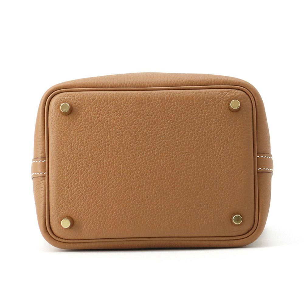 エルメス ハンドバッグ ピコタンロックPM ゴールド/ゴールド金具 トリヨンクレマンス K刻印