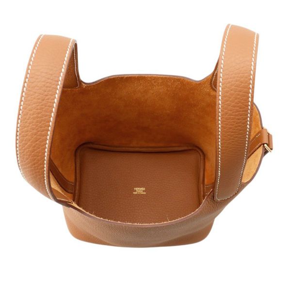 エルメス ハンドバッグ ピコタンロックPM ゴールド/ゴールド金具 トリヨンクレマンス K刻印