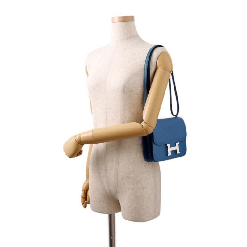 エルメス ミニ コンスタンス3 ミロワール ブルータラサ/シルバー金具 エプソン K刻印