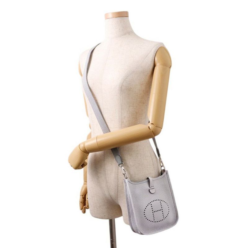 エルメス エブリンTPM 111cm アマゾン グリパンタン/シルバー金具 トリヨンクレマンス K刻印