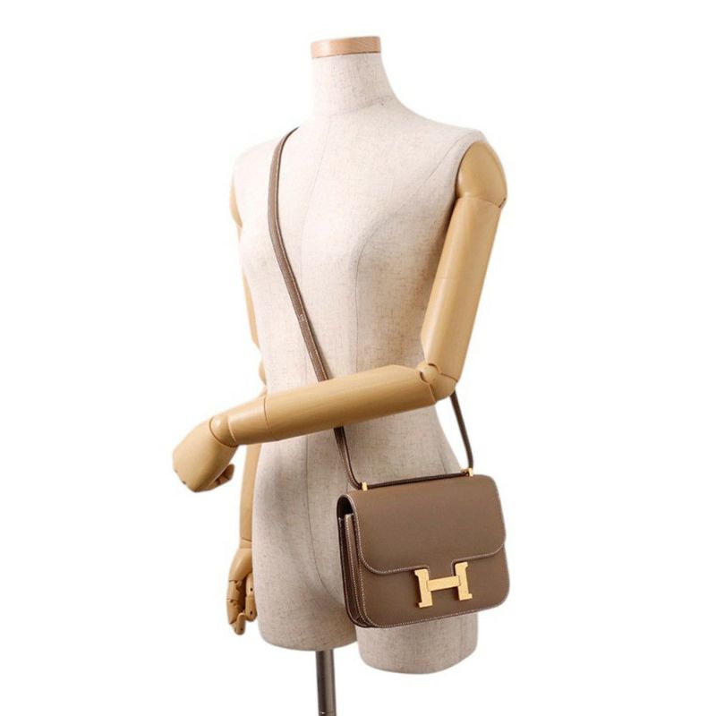 エルメス ミニ コンスタンス3 ミロワール エトゥープ/ゴールド金具 エプソン W刻印