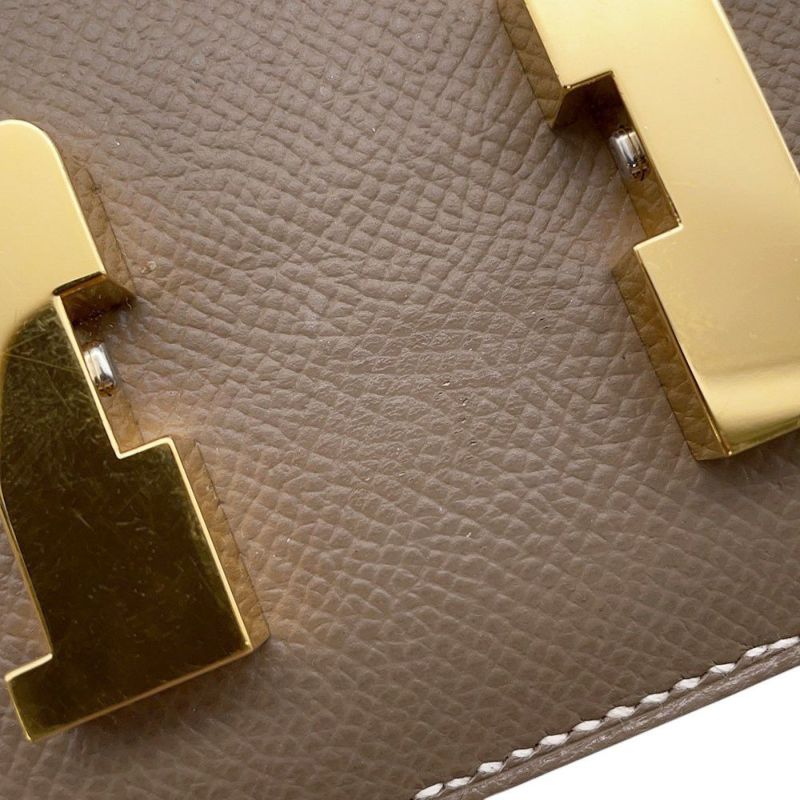 エルメス ミニ コンスタンス3 ミロワール エトゥープ/ゴールド金具 エプソン W刻印