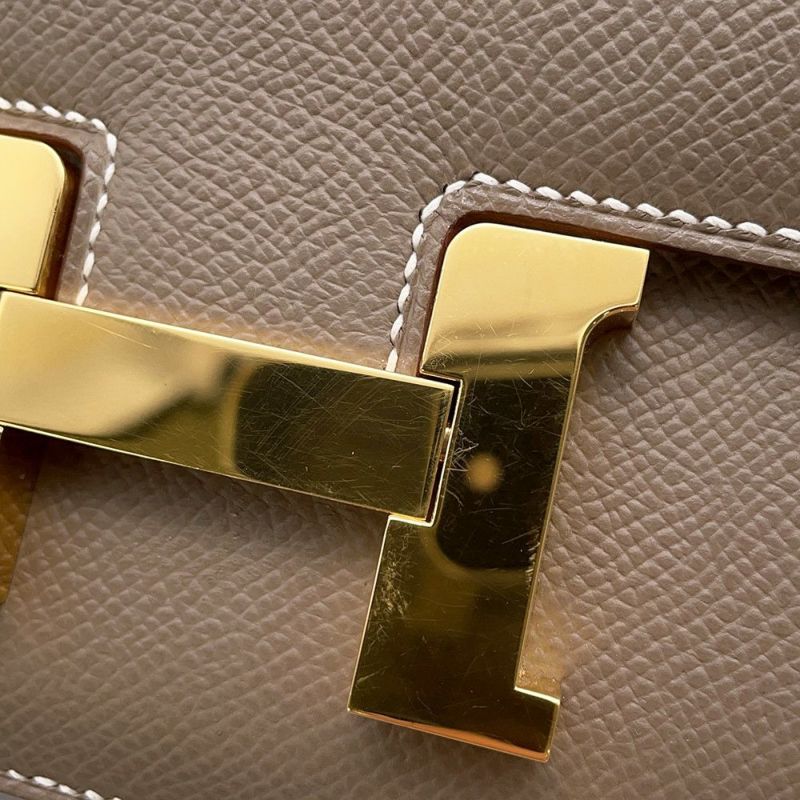 エルメス ミニ コンスタンス3 ミロワール エトゥープ/ゴールド金具 エプソン W刻印