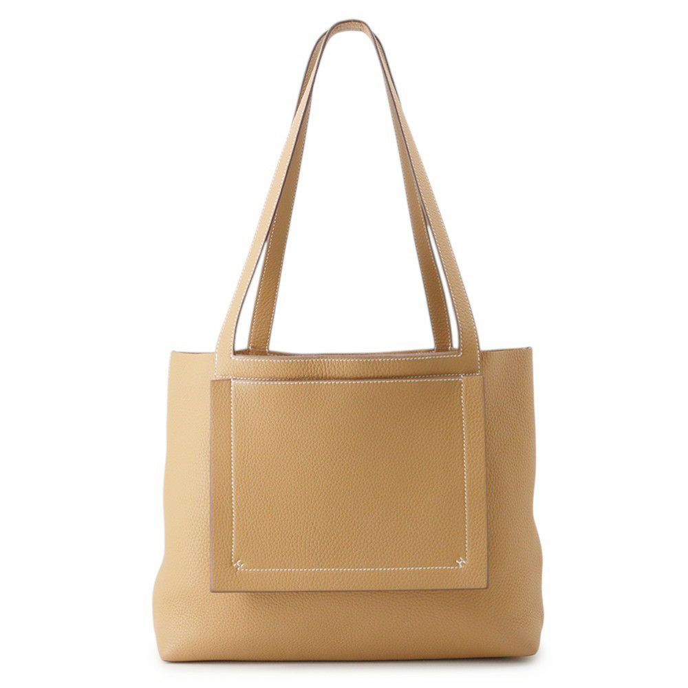 エルメス トートバッグ カバセリエ31 ビスキュイ トリヨンクレマンス B刻印 HERMES バッグ
