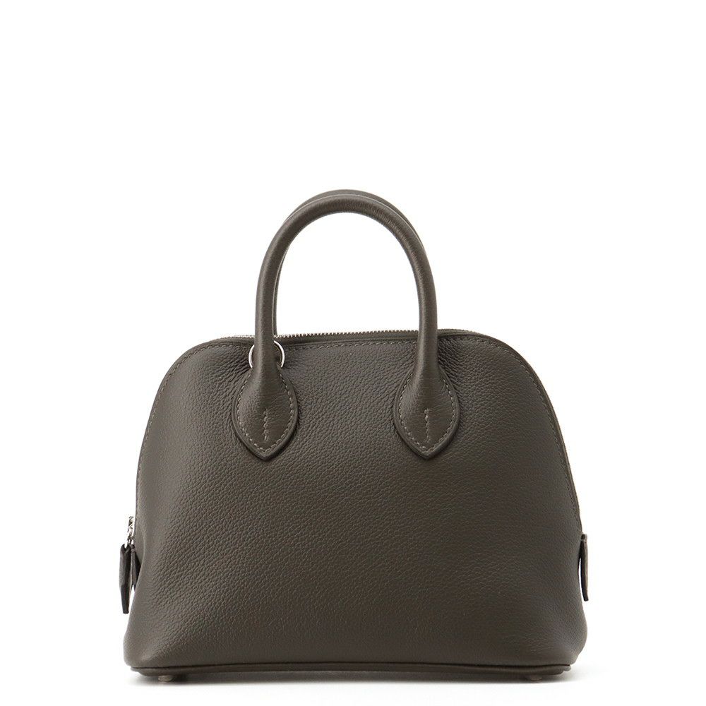 エルメス ボリード1923 ミニ ヴェールブロンズ/シルバー金具 エバーカラー K刻印 ２wayショルダー