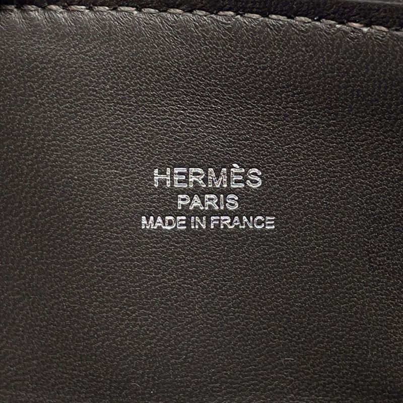 エルメス ボリード1923 ミニ ヴェールブロンズ/シルバー金具 エバーカラー K刻印 ２wayショルダー