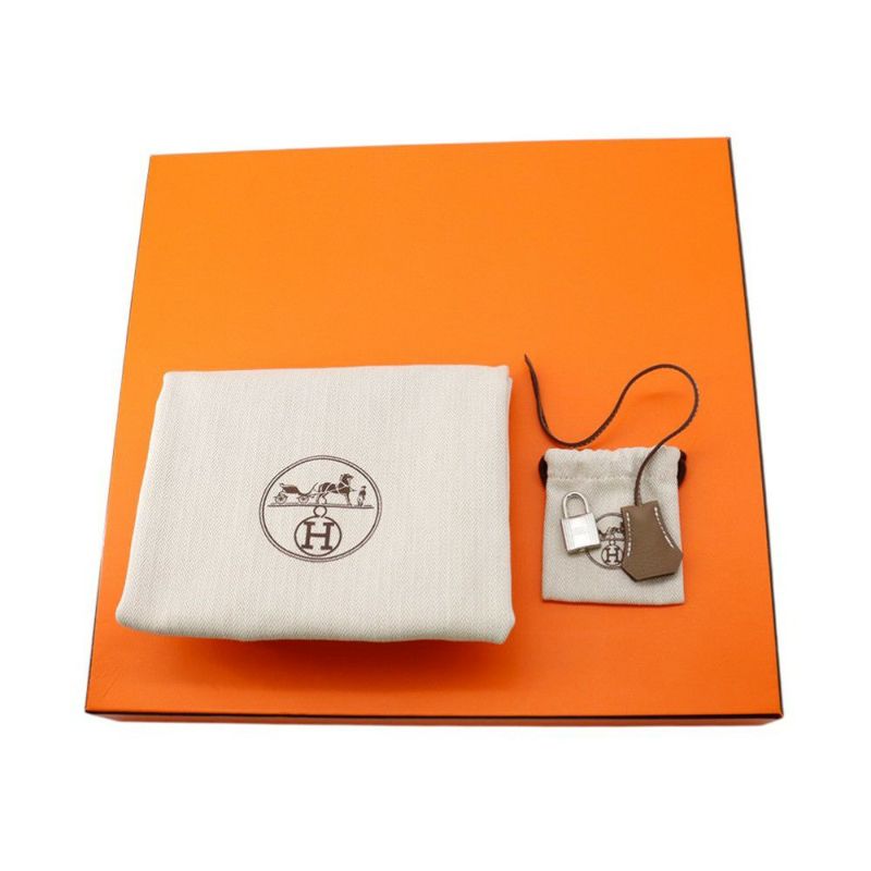 エルメス バーキン35 エトゥープ/シルバー金具 トゴ K刻印 HERMES Birkin ハンドバッグ