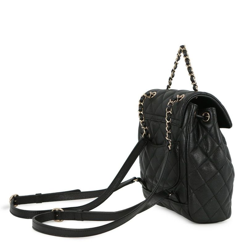 シャネル リュック マトラッセ ココマーク キャビアスキン AS4058 CHANEL バッグ バックパック 黒