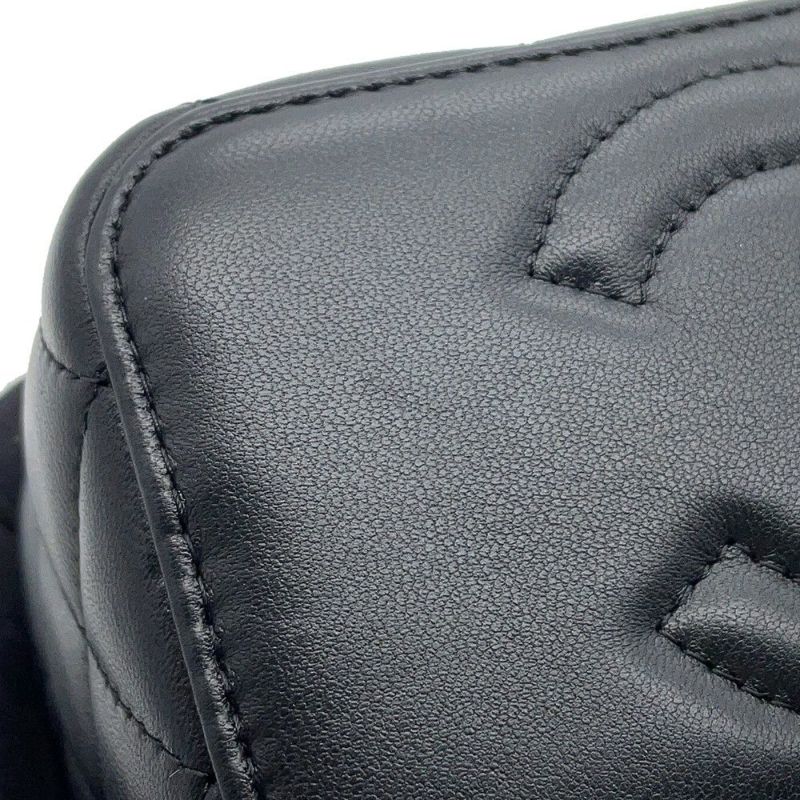 シャネル チェーンショルダーバッグ マトラッセ ココマーク フェイクパール ヴァニティ ラムスキン AP2199 CHANEL 黒