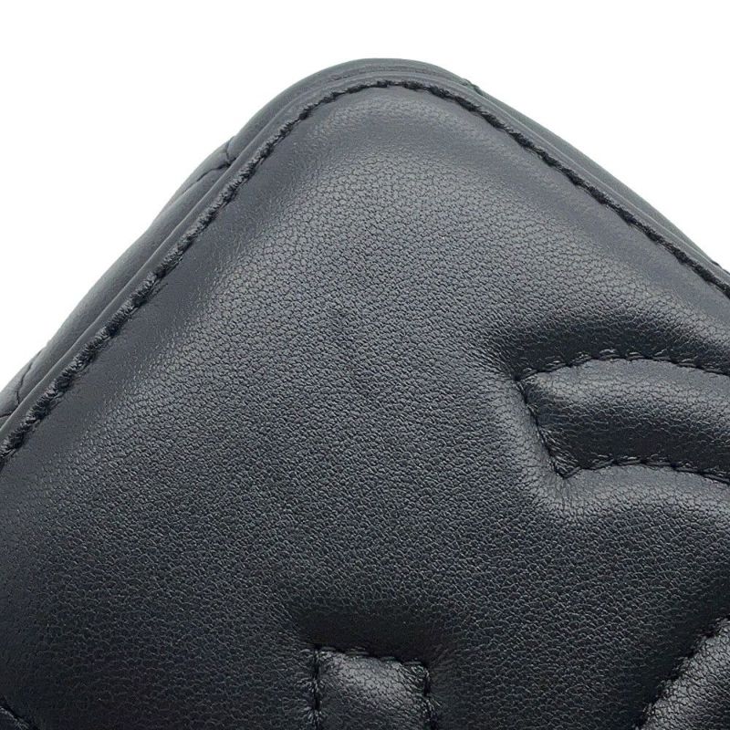 シャネル チェーンショルダーバッグ マトラッセ ココマーク フェイクパール ヴァニティ ラムスキン AP2199 CHANEL 黒