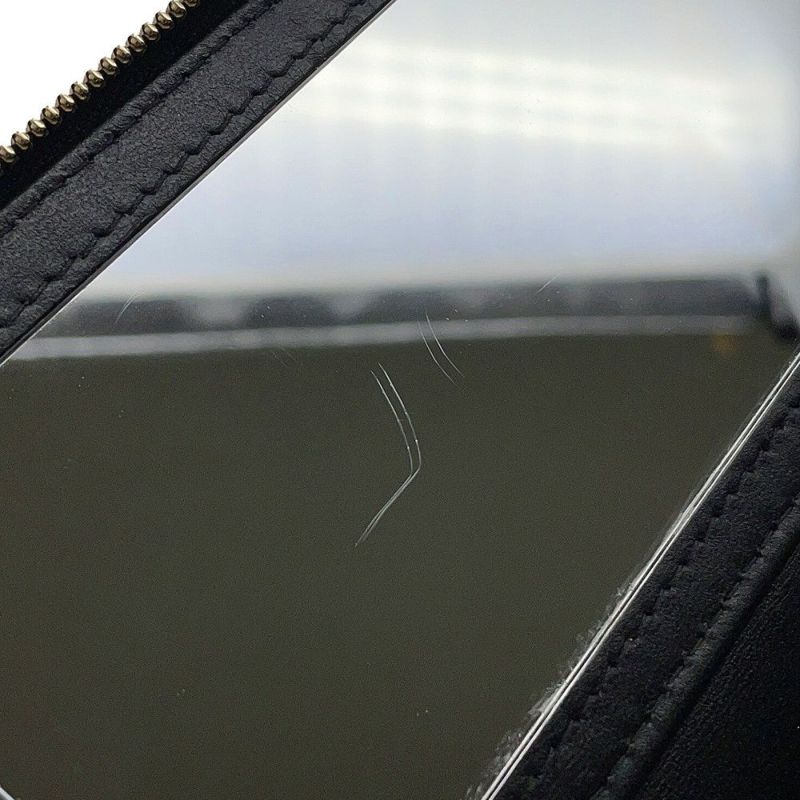 シャネル チェーンショルダーバッグ マトラッセ ココマーク フェイクパール ヴァニティ ラムスキン AP2199 CHANEL 黒